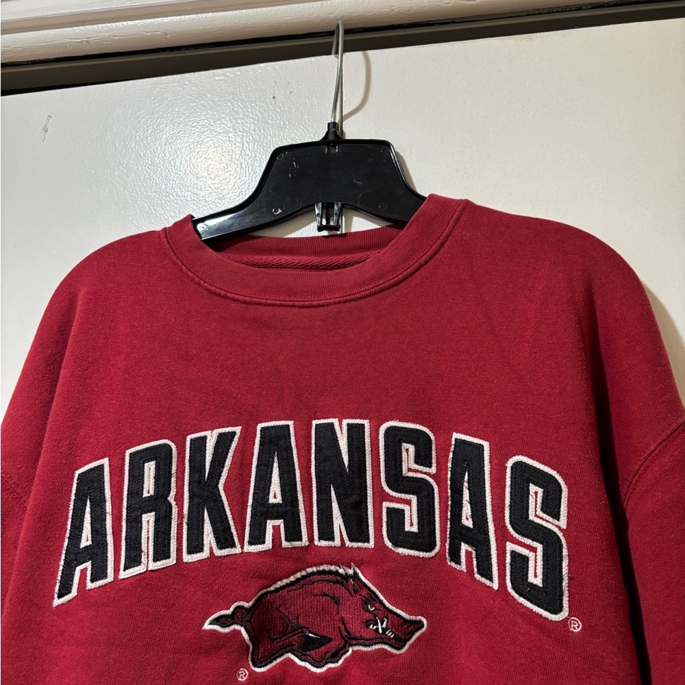 Vintage Arkansas Razorbacks University Football Sweatshirt
